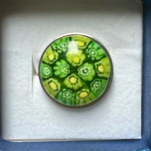 Green Floral Women’s Ring